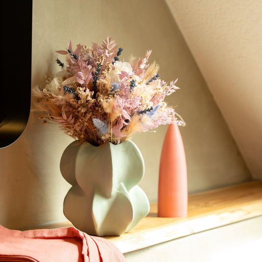 Sommar | Feder&Konfetti | handgebundener Trockenblumenstrauß