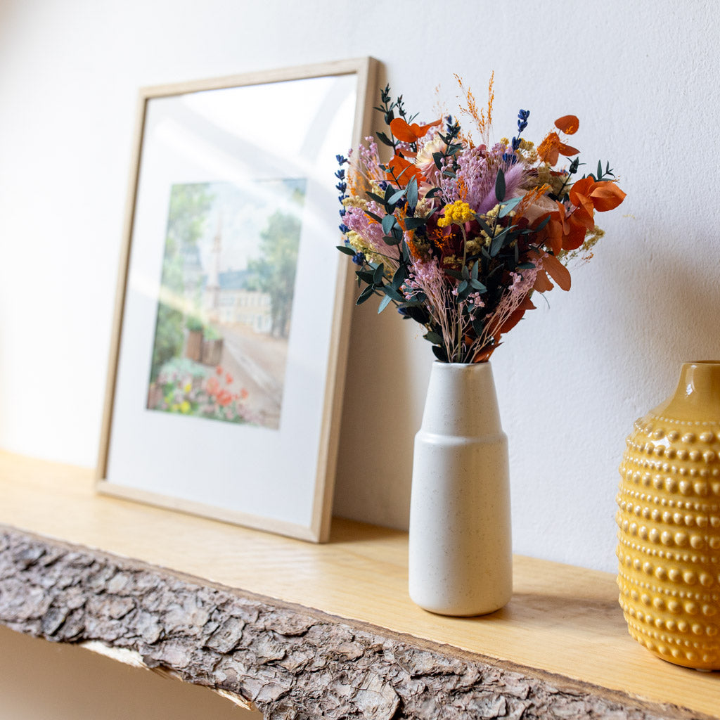 Mossa | Feder&Konfetti | handgebundener Trockenblumenstrauß
