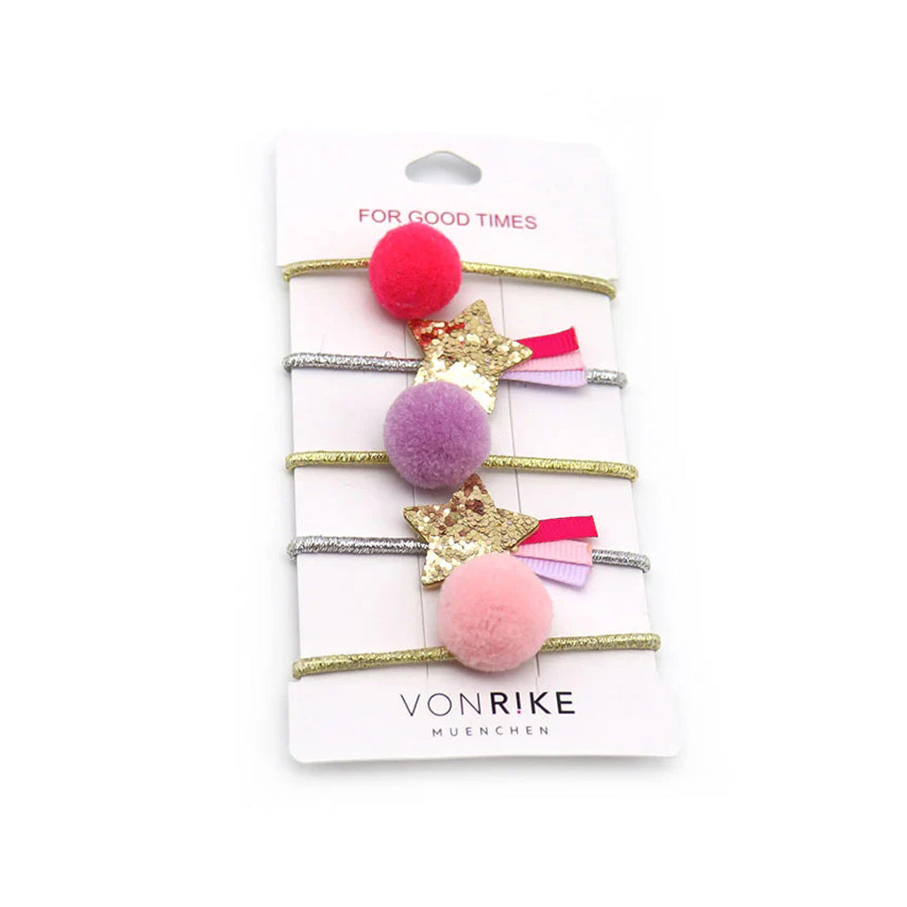Haargummis Kids | VON RIKE  | 5er Set | Haarschmuck