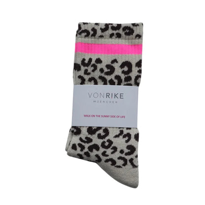 Leopard | VON RIKE | Socken | 2 Farben