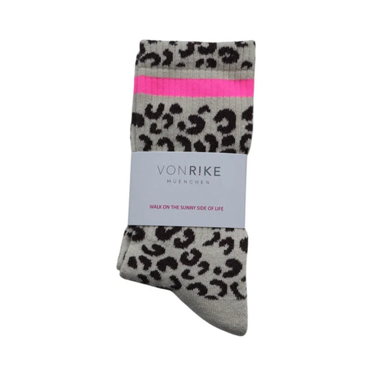 Leopard | VON RIKE | Socken | 2 Farben