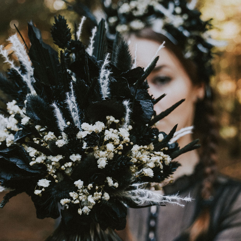 Ophelia | Trockenblumenstrauß | Dark Collection