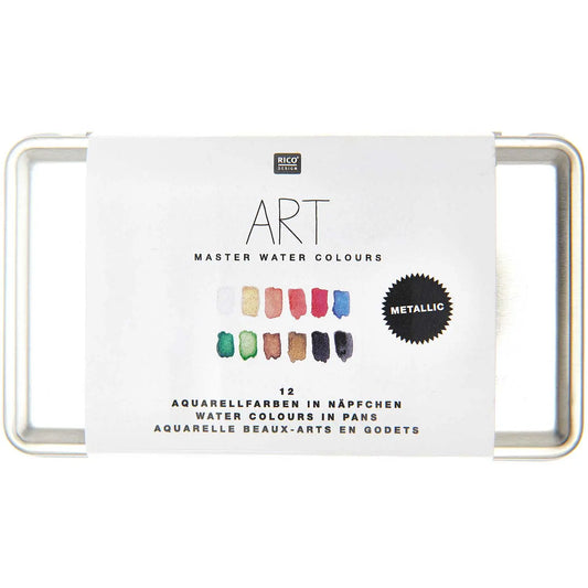 Aquarellfarben METALLIC - Feder&Konfetti Store