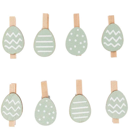 Dekoklammern OSTEREI | mint - Feder&Konfetti Store