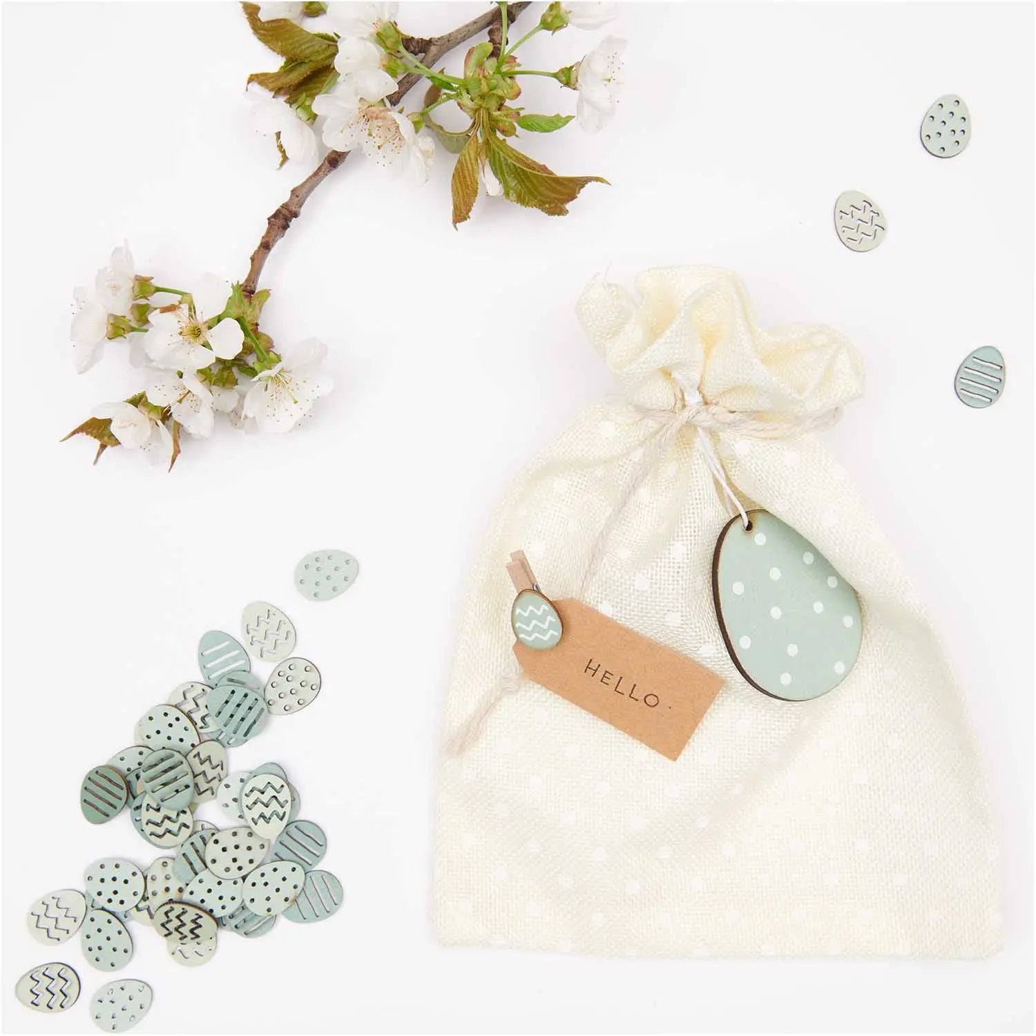 Dekoklammern OSTEREI | mint - Feder&Konfetti Store