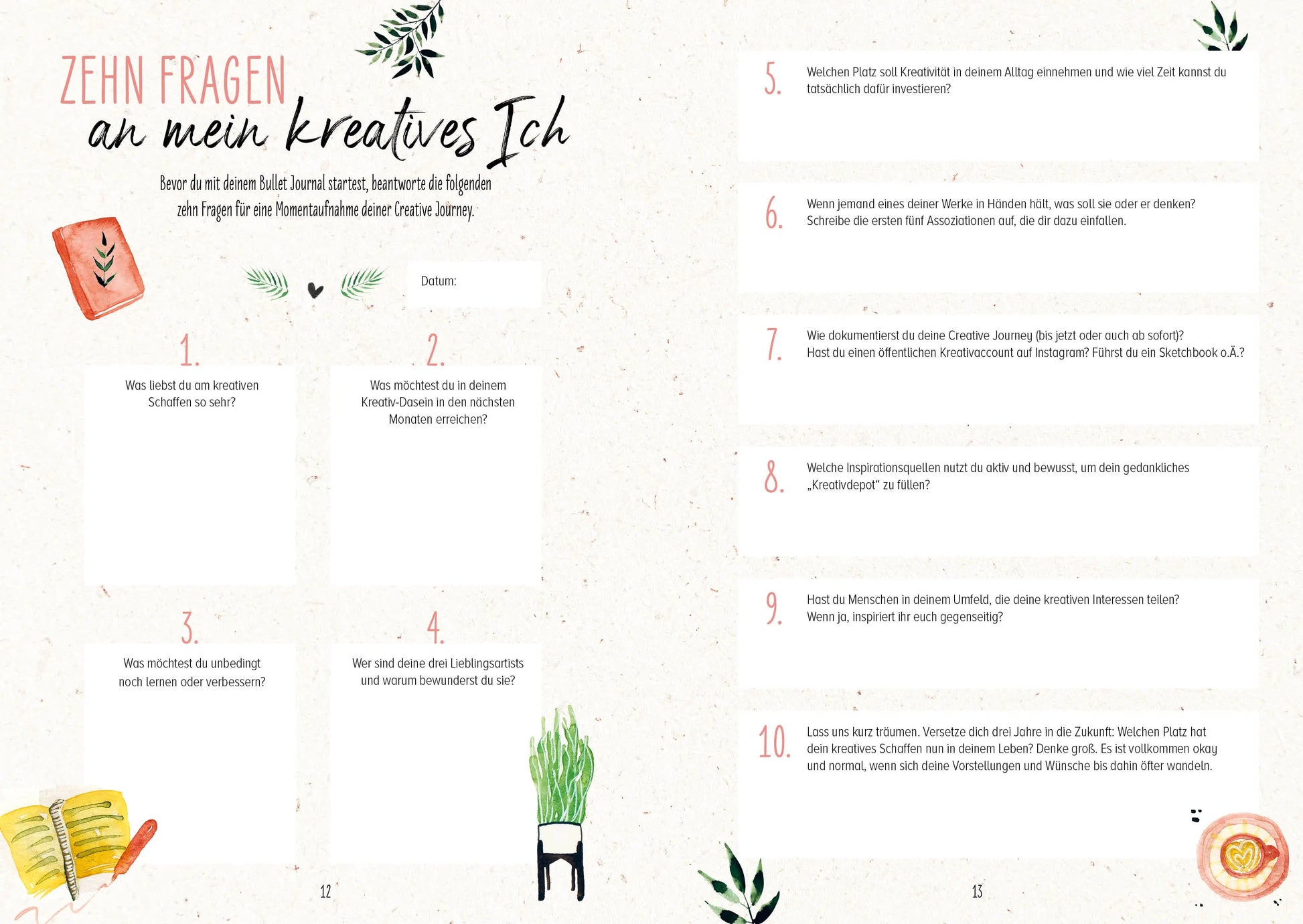 Bullet Journal BE YOURSELF - Feder&Konfetti Store