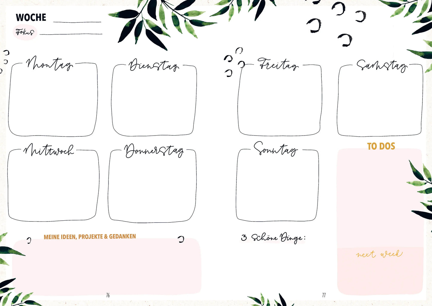 Bullet Journal BE YOURSELF - Feder&Konfetti Store