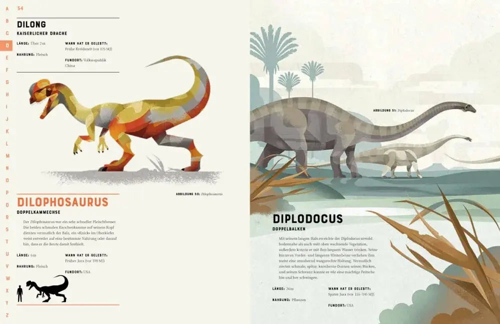 Dinosaurier - Die Welt der Urzeitriesen von A bis Z - Feder&Konfetti Store