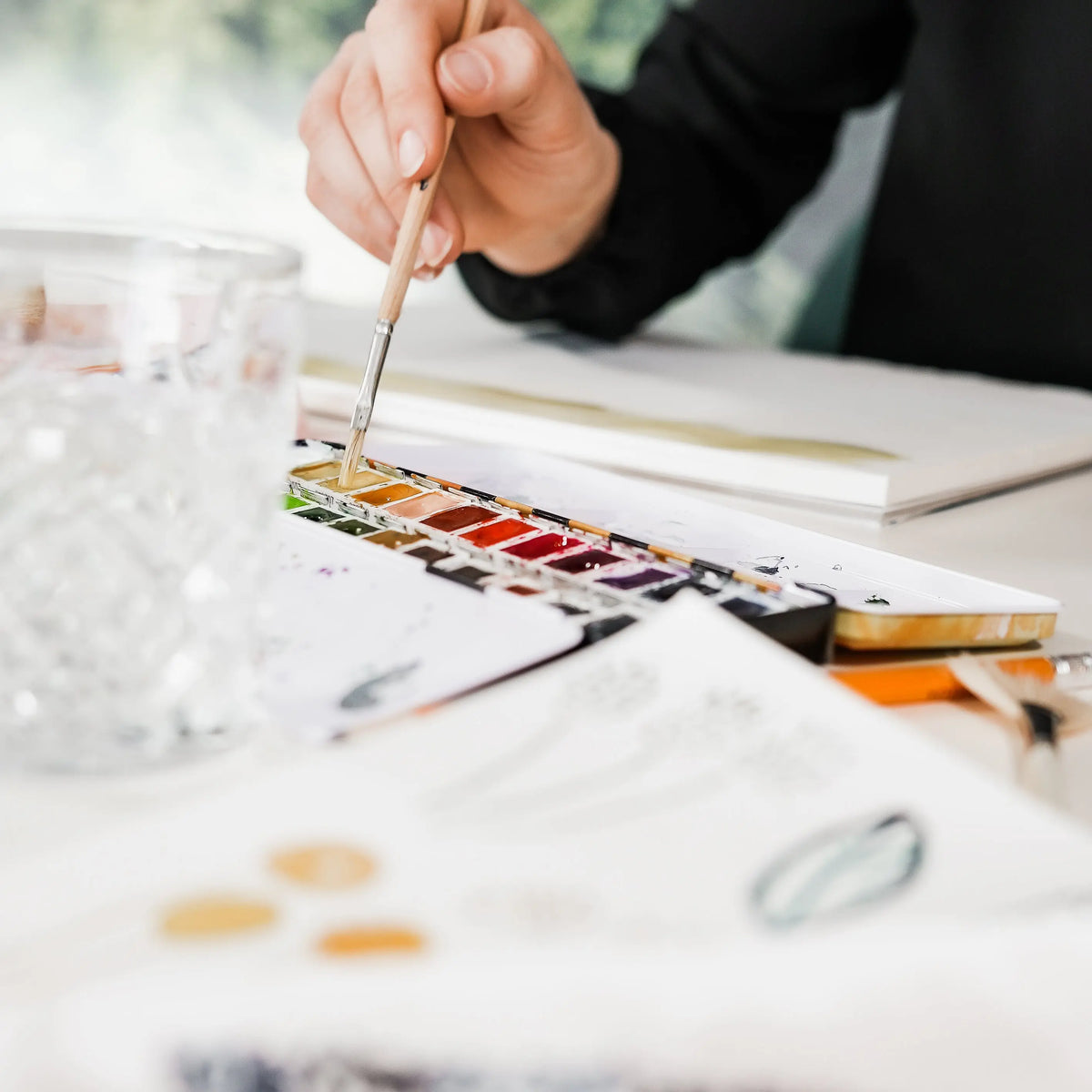 Eintauchen in die Welt der Aquarelle - DIY Grußkarten - Feder&Konfetti Store