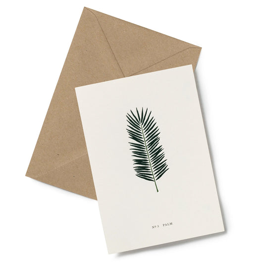 Grußkarte PALM | NO. 3 PALM - Feder&Konfetti Store