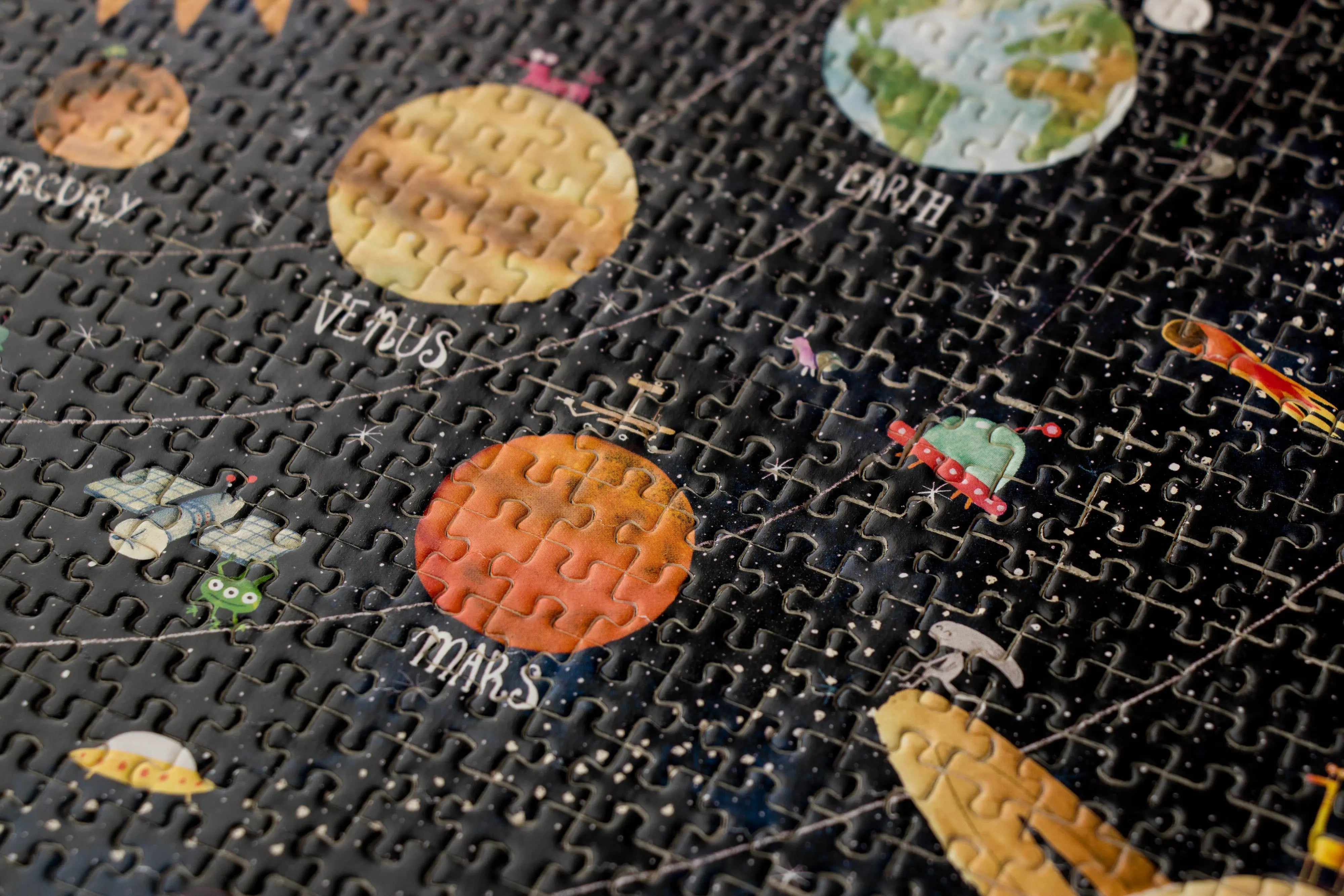 Micropuzzle DISCOVER THE PLANETS - Feder&Konfetti Store