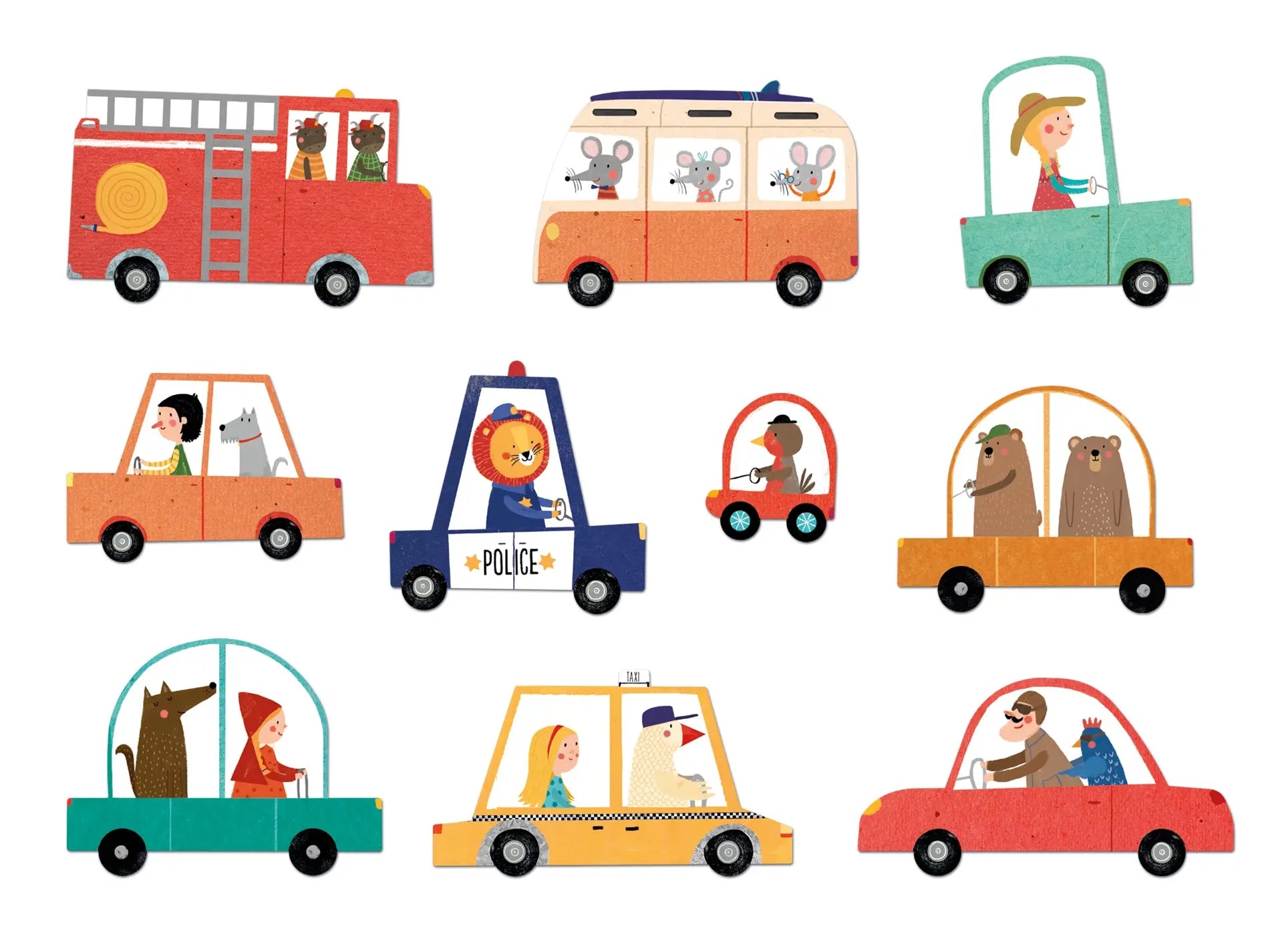 Puzzle BEEP, BEEP! - Feder&Konfetti Store