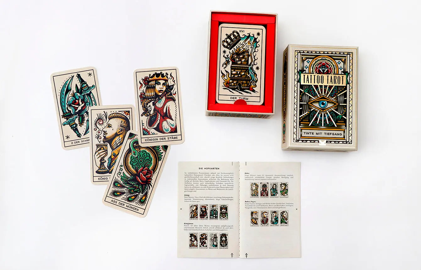 Tattoo Tarot - Tinte mit Tiefgang - Feder&Konfetti Store