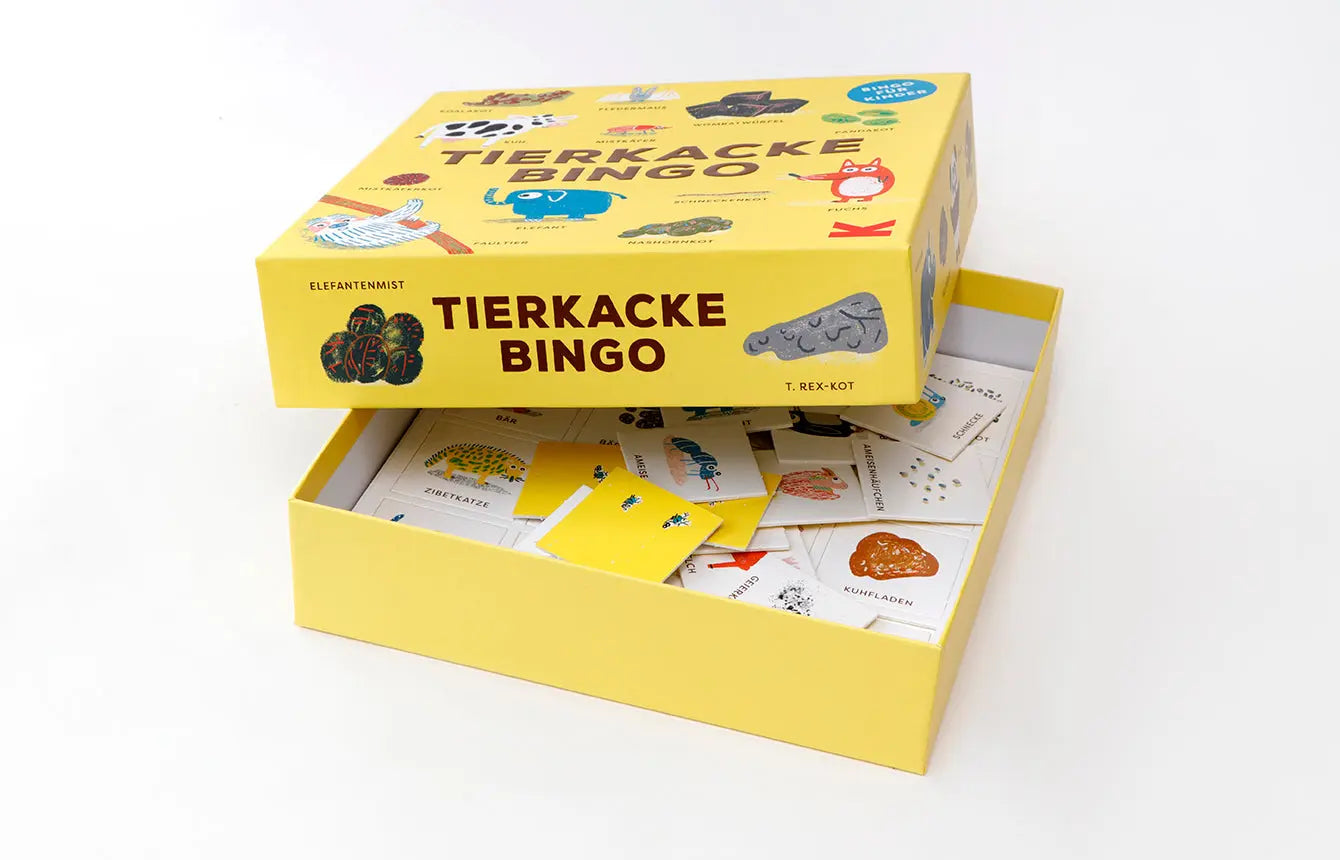 Tierkacke Bingo - Feder&Konfetti Store