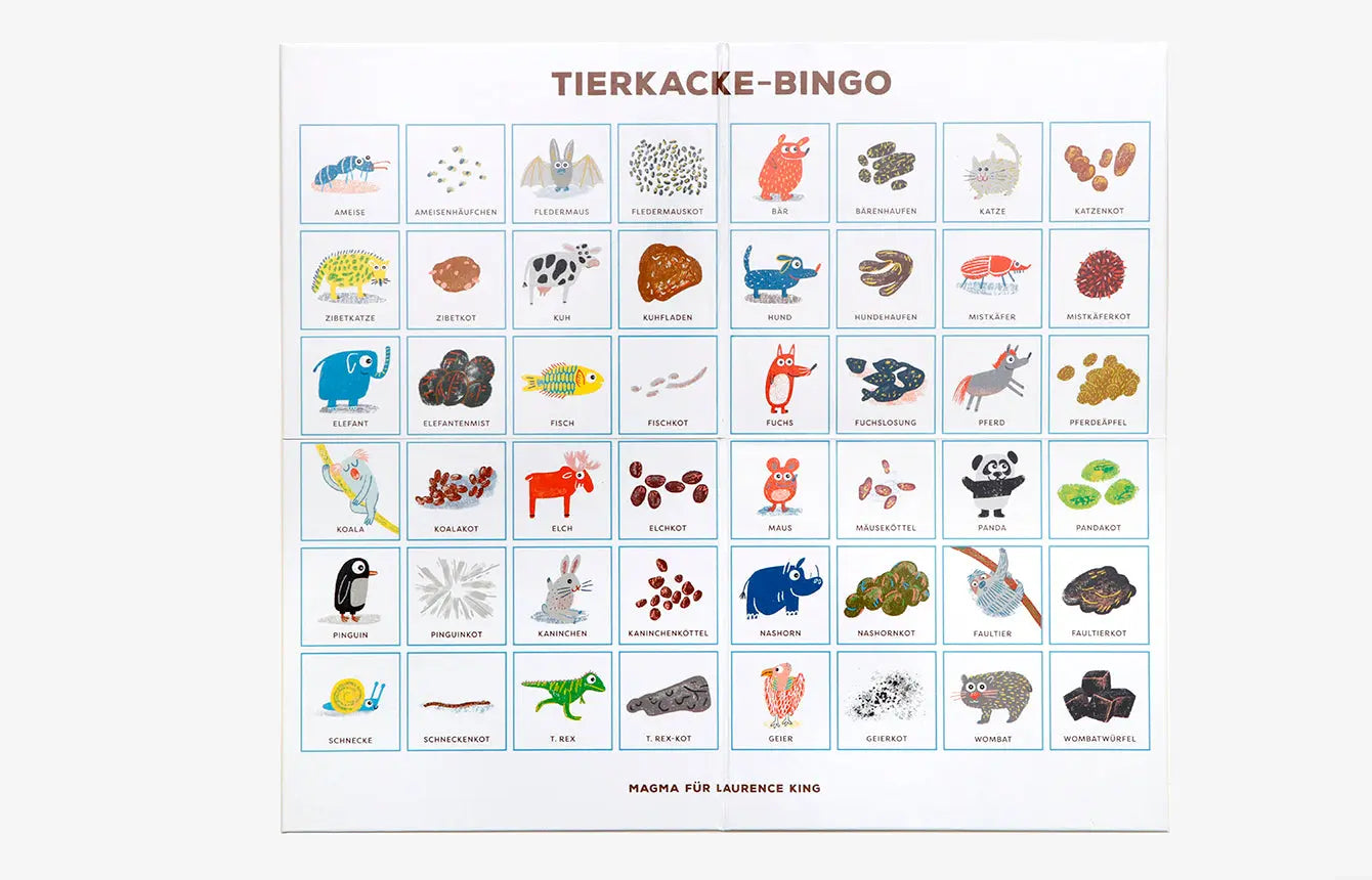 Tierkacke Bingo - Feder&Konfetti Store