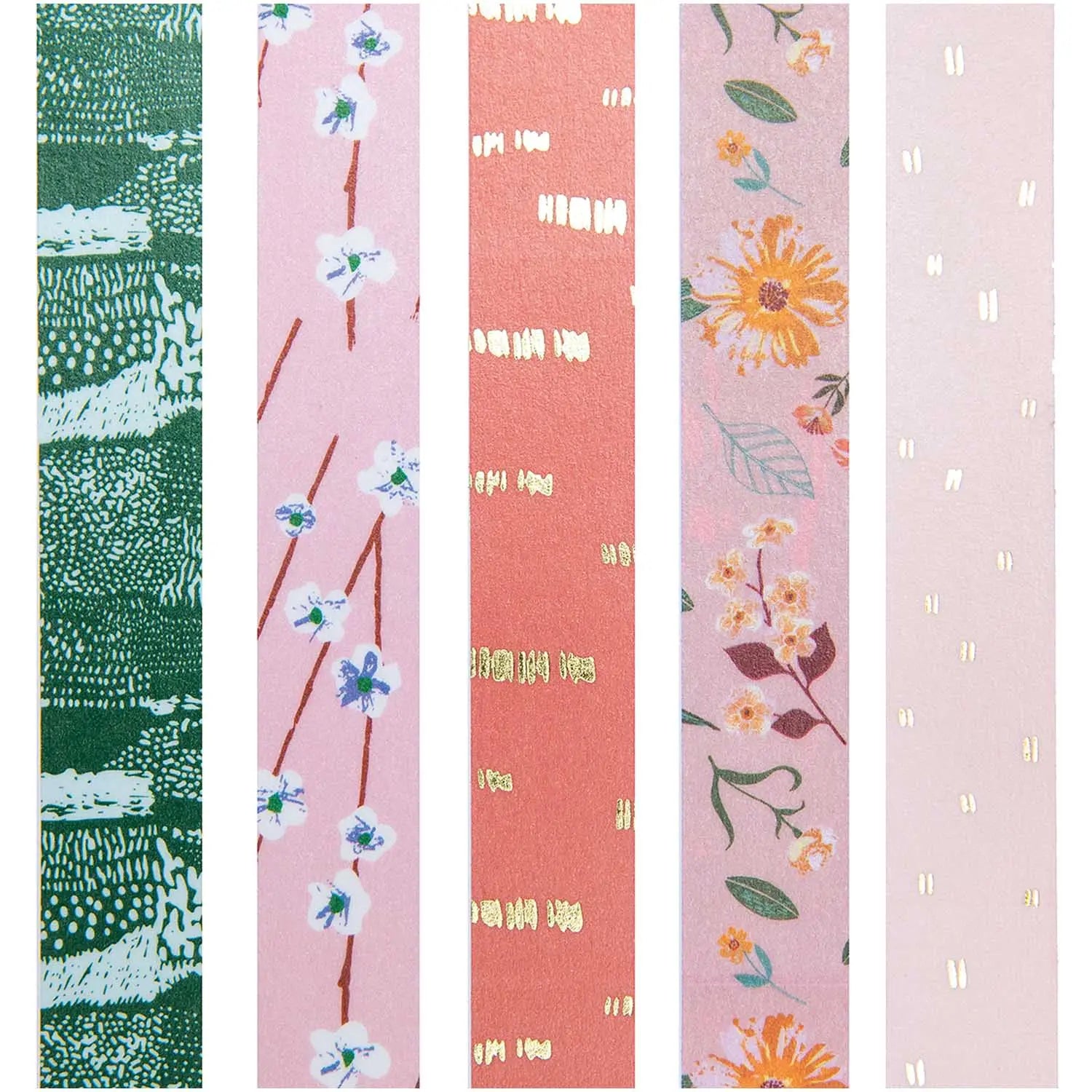 Washi Tape NATURE BLUMEN | 5 Stk. - Feder&Konfetti Store