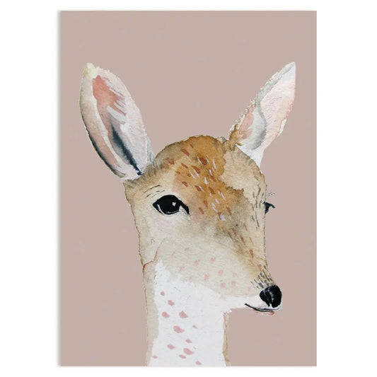 Postkarte DEER - Feder&Konfetti Store