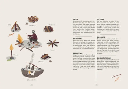 Draußen unterwegs - Der Outdoor Survival-Guide - Feder&Konfetti Store