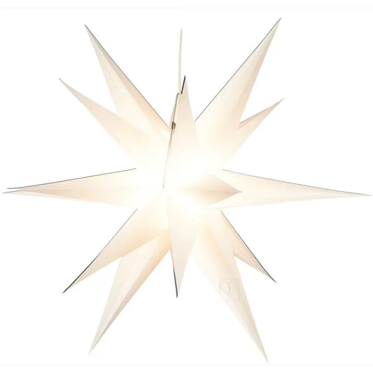 Annaberger Faltstern No. 7 70cm | weiß - Feder&Konfetti Store