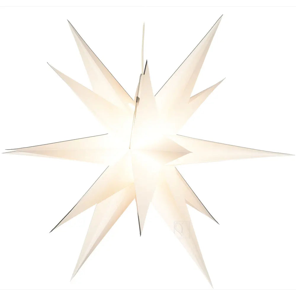 Annaberger Faltstern No. 7  70cm | weiß - Feder&Konfetti Store