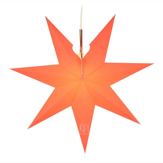 Erzgebirgischer Fensterstern No. 14 43cm | rot - Feder&Konfetti Store