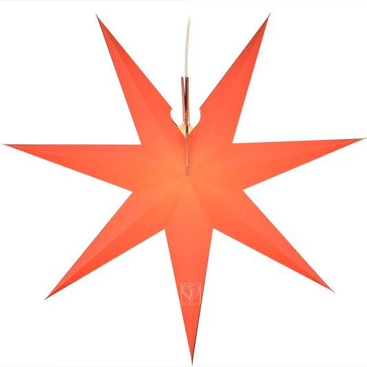 Erzgebirgischer Fensterstern No. 15 54cm | rot - Feder&Konfetti Store