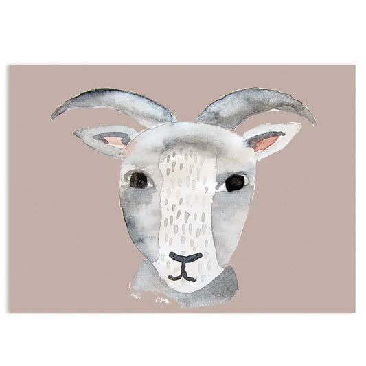 Postkarte GOAT - Feder&Konfetti Store