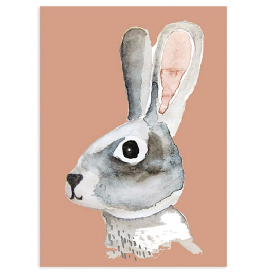 Postkarte RABBIT - Feder&Konfetti Store