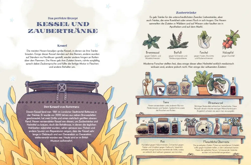 Das große Hexeneinmaleins  Alles über Hexen, Magie und Zauberei - Feder&Konfetti Store