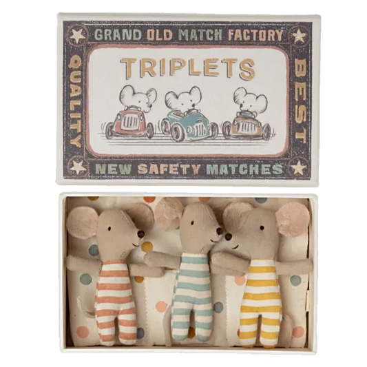 Baby Triplets in Matchbox - Feder&Konfetti Store