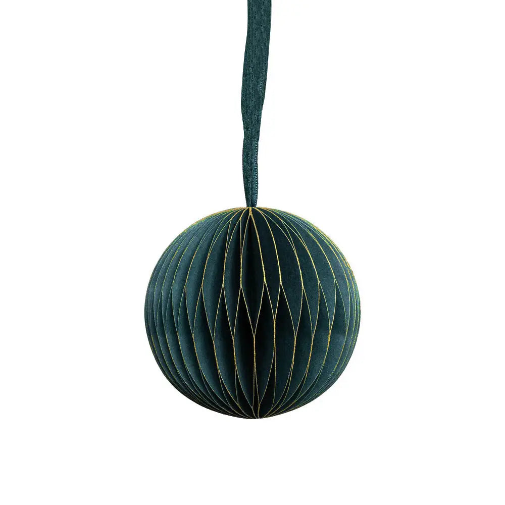 Papieranhänger TURQUOISE & GOLD | 7 cm - Feder&Konfetti Store