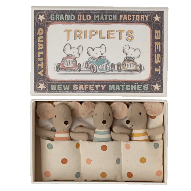 Baby Triplets in Matchbox - Feder&Konfetti Store
